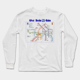 Vintage West Berlin U-Bahn Long Sleeve T-Shirt